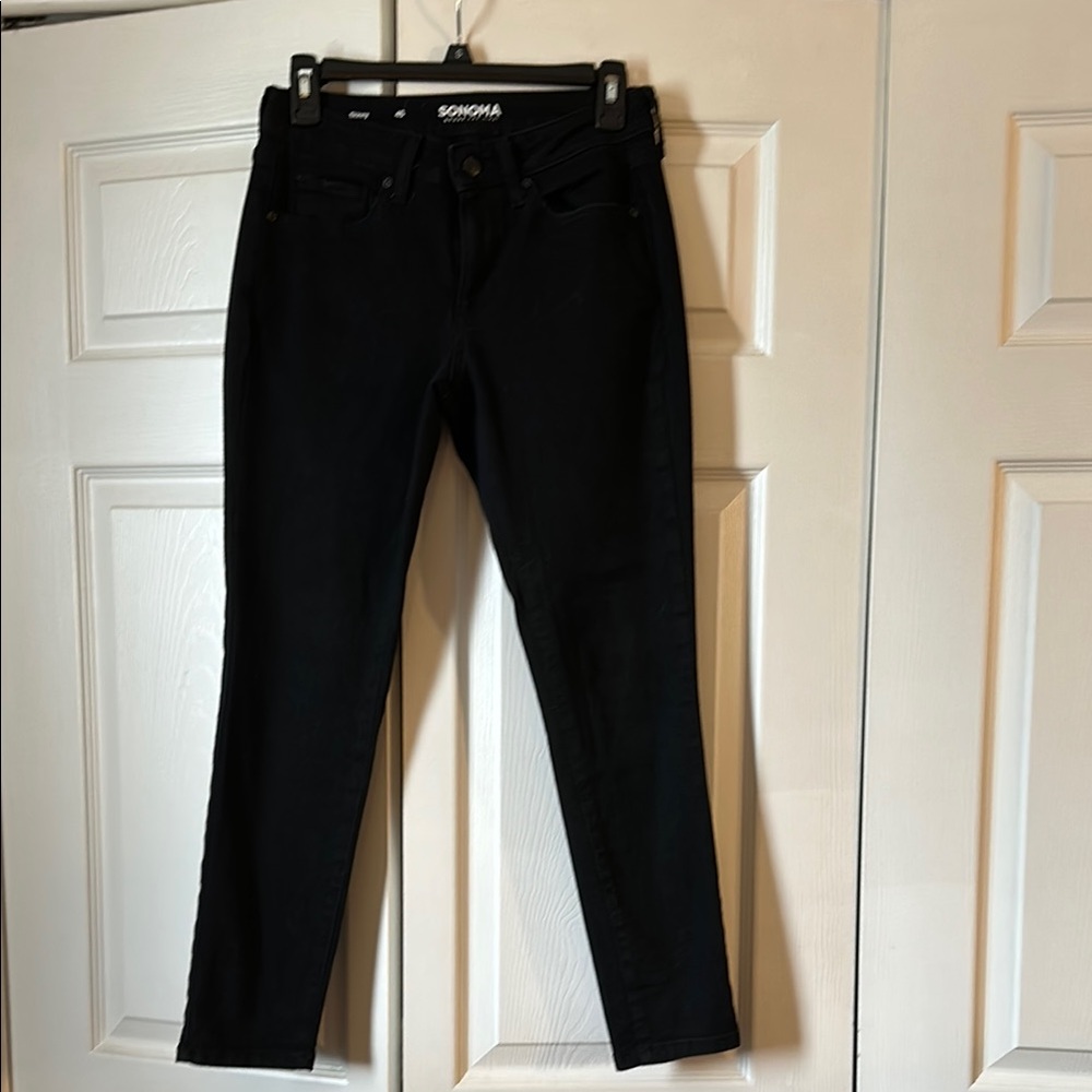 Sonoma Black Skinny Jeans Modern Fit